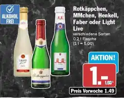 AEZ Rotkäppchen, MMchen, Henkell, Faber oder Light Live Angebot