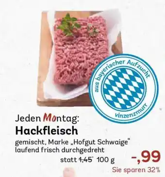 AEZ Jeden Montag Hackfleisch Angebot
