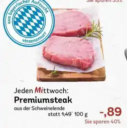 AEZ Jeden Mittwoch Premiumsteak Angebot