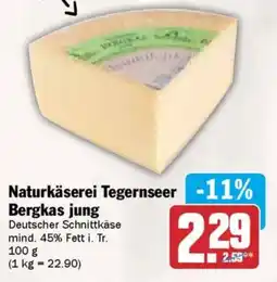 AEZ Naturkäserei Tegernseer - Bergkas jung Angebot