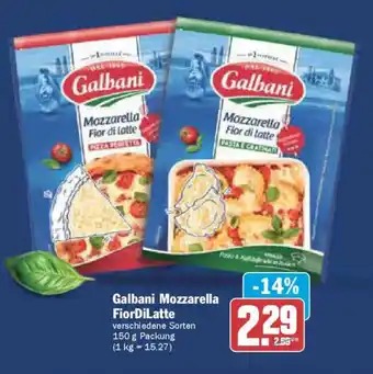 AEZ Galbani Mozzarella FiorDiLatte Angebot