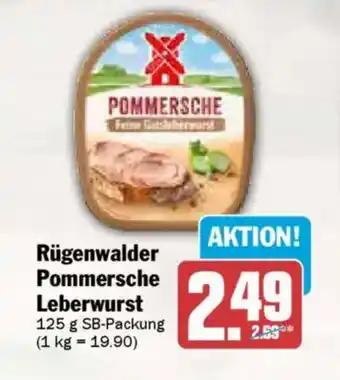 AEZ Rügenwalder Pommersche Leberwurst Angebot