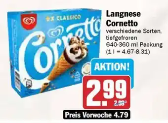 AEZ Langnese Cornetto Angebot