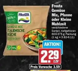 AEZ Frosta Gemüse Mix, Pfanne oder Kleine Mahlzeit Angebot