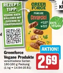 AEZ Greenforce Vegane Produkte Angebot