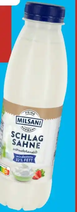 Aldi Süd Milsani Schlagsahne Angebot
