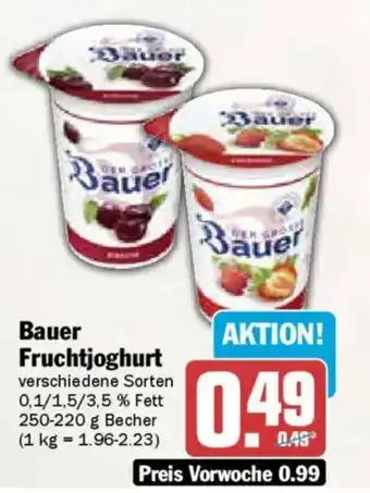 AEZ Bauer Fruchtjoghurt Angebot