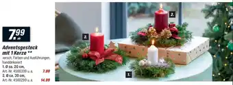 toom Baumarkt Adventsgesteck mit 1 Kerze Angebot