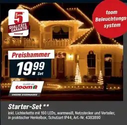 toom Baumarkt toom Beleuchtungssystem Starter-Set Angebot
