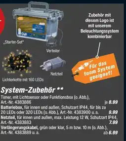 toom Baumarkt Beleuchtungssystem System-Zubehör Angebot