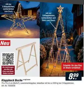 toom Baumarkt Klappbock Buche Angebot