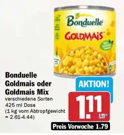 AEZ Bonduelle Goldmais oder Goldmais Mix Angebot
