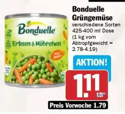 AEZ Bonduelle Grüngemüse Angebot