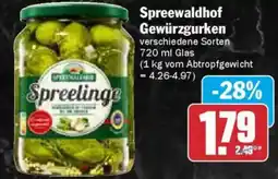 AEZ Spreewaldhof Gewürzgurken Angebot