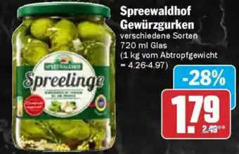 AEZ Spreewaldhof Gewürzgurken Angebot