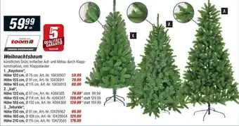 toom Baumarkt Weihnachtsbaum 1.,,Keystone", Angebot