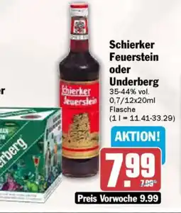 AEZ Schierker Feuerstein oder Underberg Angebot