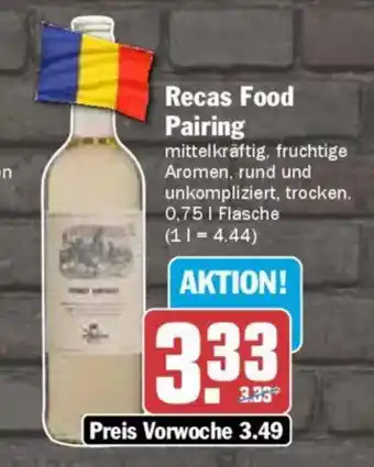 AEZ Recas Food Pairing Angebot