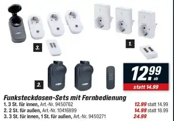 toom Baumarkt Funksteckdosen-Sets mit Fernbedienung Angebot