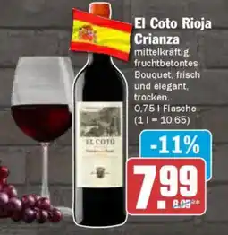 AEZ El Coto Rioja Crianza Angebot