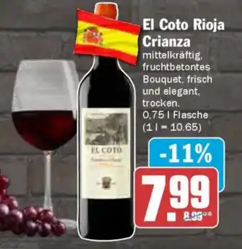 AEZ El Coto Rioja Crianza Angebot