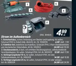 toom Baumarkt Strom im Außenbereich Angebot