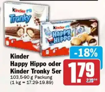 AEZ Kinder Happy Hippo oder Kinder Tronky 5er Angebot