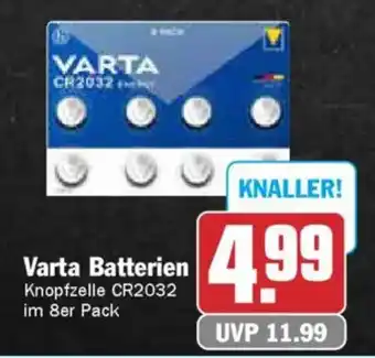 AEZ Varta Batterien Knopfzelle Angebot