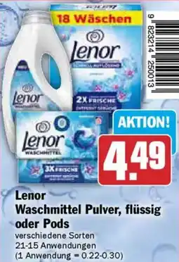 AEZ Lenor Waschmittel Pulver, flüssig oder Pods Angebot
