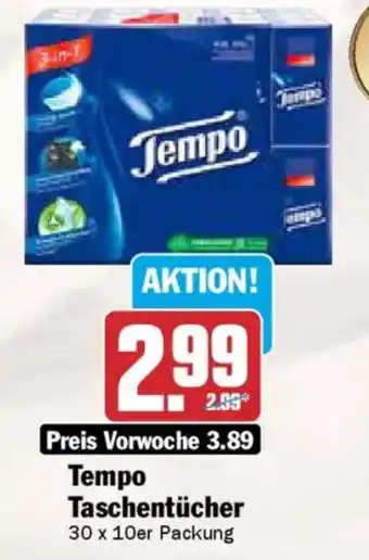 AEZ Tempo Taschentücher 30 x 10er Packung Angebot
