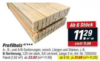 toom Baumarkt Profilholz Angebot