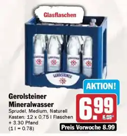 AEZ Gerolsteiner Mineralwasser Angebot