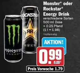 AEZ Monster oder Rockstar Energy Drink Angebot