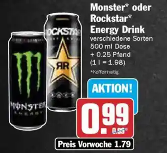 AEZ Monster oder Rockstar Energy Drink Angebot