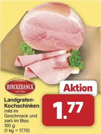 Famila Nord West BINCKEBANCK Landgrafen- Kochschinken Angebot