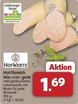 Famila Nord West HOFWERTE Hof-Streich fein oder grob Angebot