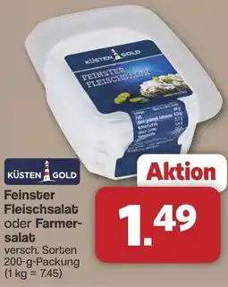Famila Nord West KUSTEN GOLD Feinster Fleischsalat oder Farmer- salat Angebot