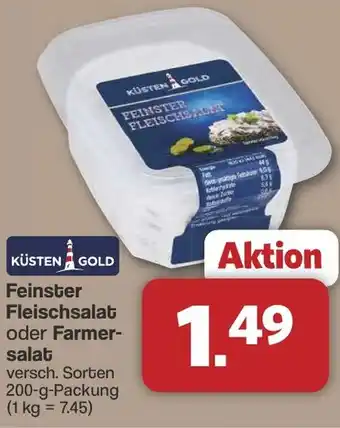 Famila Nord West KUSTEN GOLD Feinster Fleischsalat oder Farmer- salat Angebot