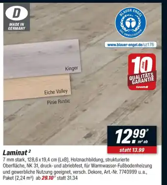 toom Baumarkt Laminat Angebot