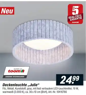 toom Baumarkt Deckenleuchte,,Julie" Angebot