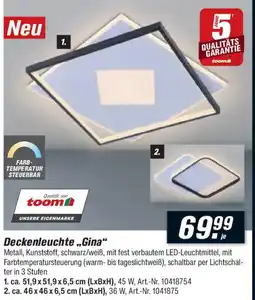 toom Baumarkt Deckenleuchte,,Gina" Angebot
