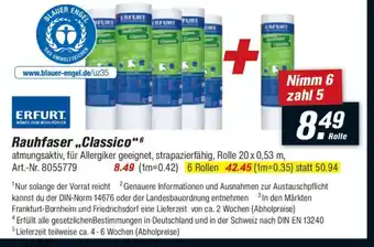 toom Baumarkt ERFURT Rauhfaser „Classico"6 Angebot