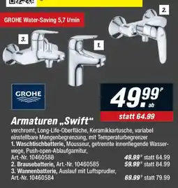 toom Baumarkt GROHE Armaturen,,Swift" Angebot