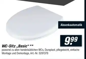 toom Baumarkt WC-Sitz,,Basic" ** Angebot
