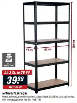 toom Baumarkt Schwerlastregal Angebot