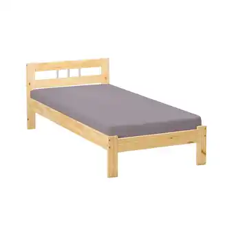 Netto Marken-Discount Inter Link Bettgestell Fana 90x200 cm Kiefer Massivholz farblos lackiert Angebot