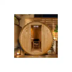 Netto Marken-Discount Home Deluxe Outdoor Saunafass Lahti M - 2 bis 3 Personen / 3,6 kW Angebot