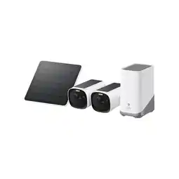 Netto Marken-Discount Eufy E40 Starter-Set 2+1 Kamera mit Homebase und Solarpanel weiß Überwachungskamera Angebot