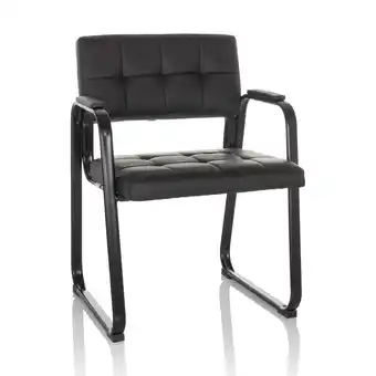 Netto Marken-Discount hjh OFFICE Besucherstuhl Konferenzstuhl ZANTA B PU Kunstleder mit Armlehnen Angebot