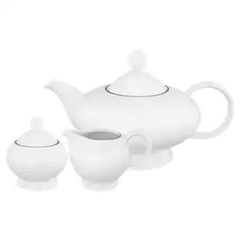 Netto Marken-Discount Seltmann Weiden Teekannen-Set Lido Black Line 3er Set Angebot